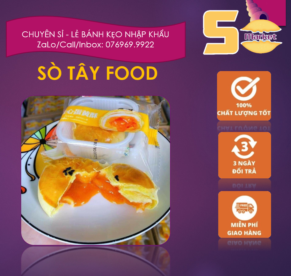 Bánh liu mini chảy trứng 1c