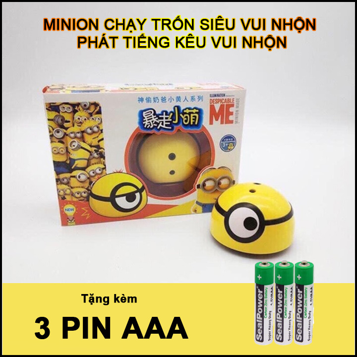 Trò chơi Minion chạy trốn vui nhộn - Tặng kèm 3 pin AAA