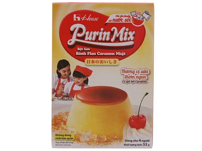 Bột làm bánh pudding hương vị sữa ngon 53gr