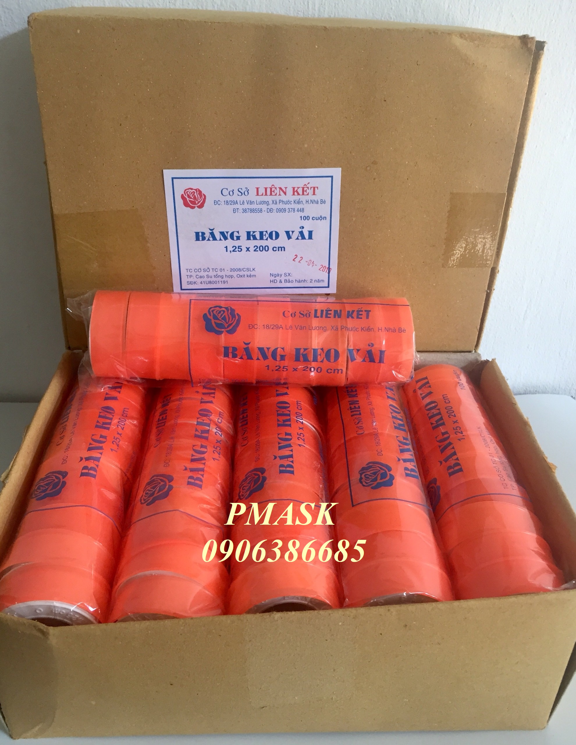 Băng Keo Liên Kết, Băng Keo Vải 10 cây/ Hộp ( 100 cuộn nhỏ )