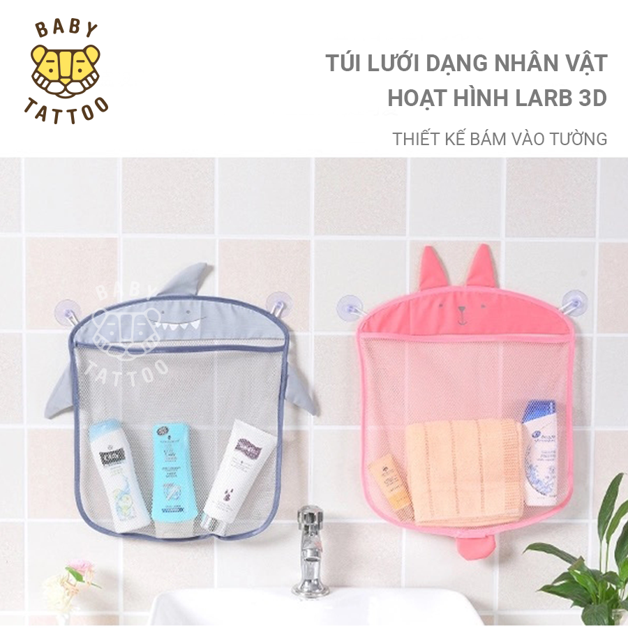 [HCM]Túi lưu trữ đồ tắm   túi để đồ tắm tiện dụng cho bé kết hợp vải lưới giúp thoát hơi ẩm 35x49cm