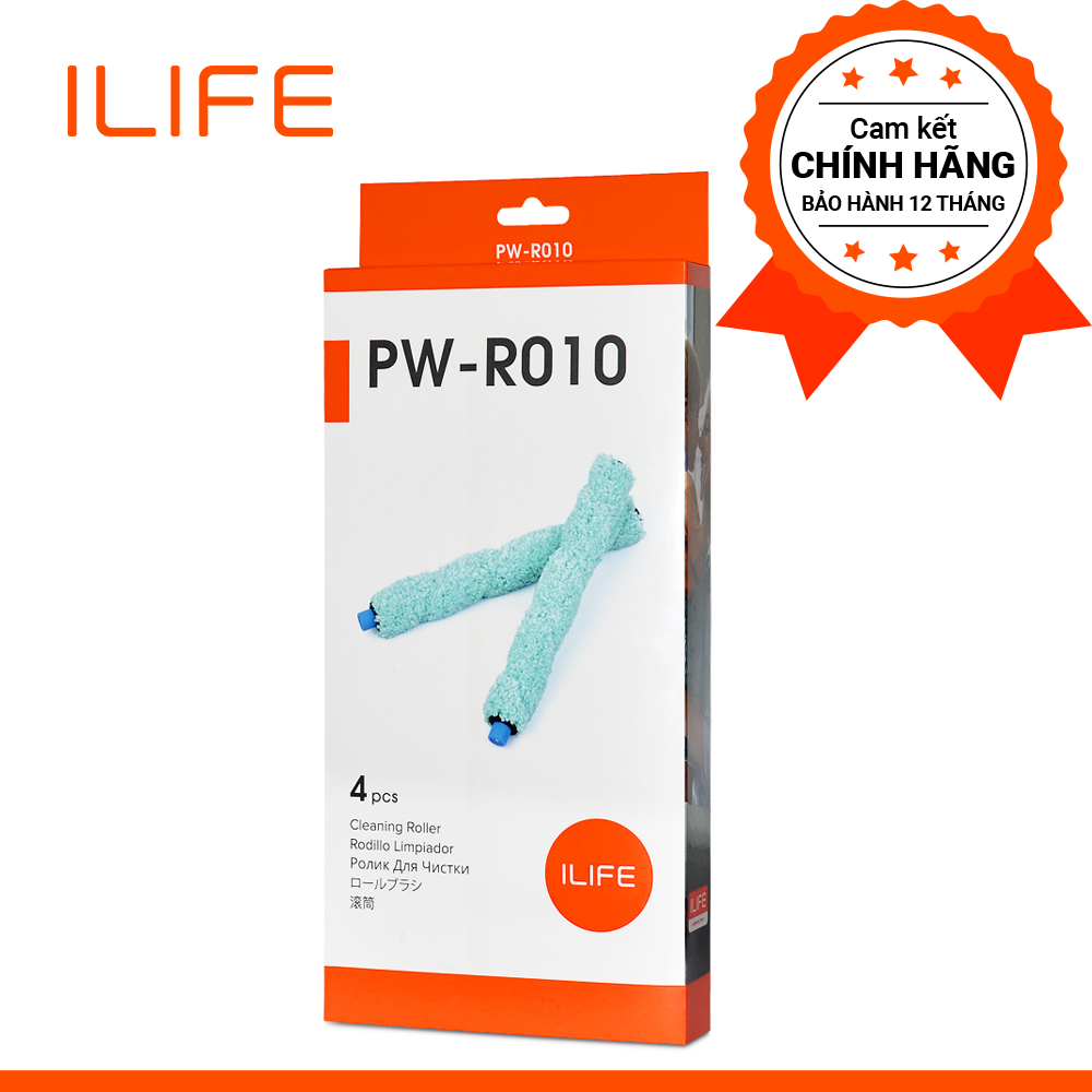 Combo 4 cây lau nhà chuyên dụng ilife Shinebot W400
