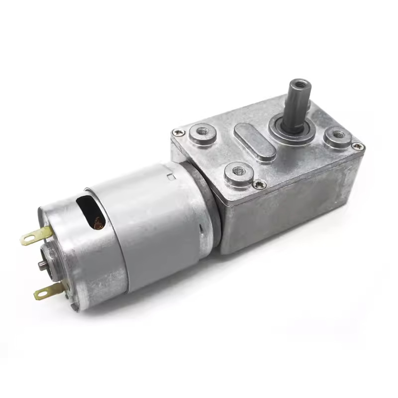Motor giảm tốc 12v 5 vòng 385 trục 6mm 24v 10 vòng dùng chế máy móc, robot, xe điện đồ chơi, động cơ giảm tốc