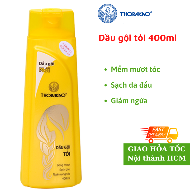 Dầu gội tỏi Thorakao 400ml ngăn ngừa gàu, ngứa đầu