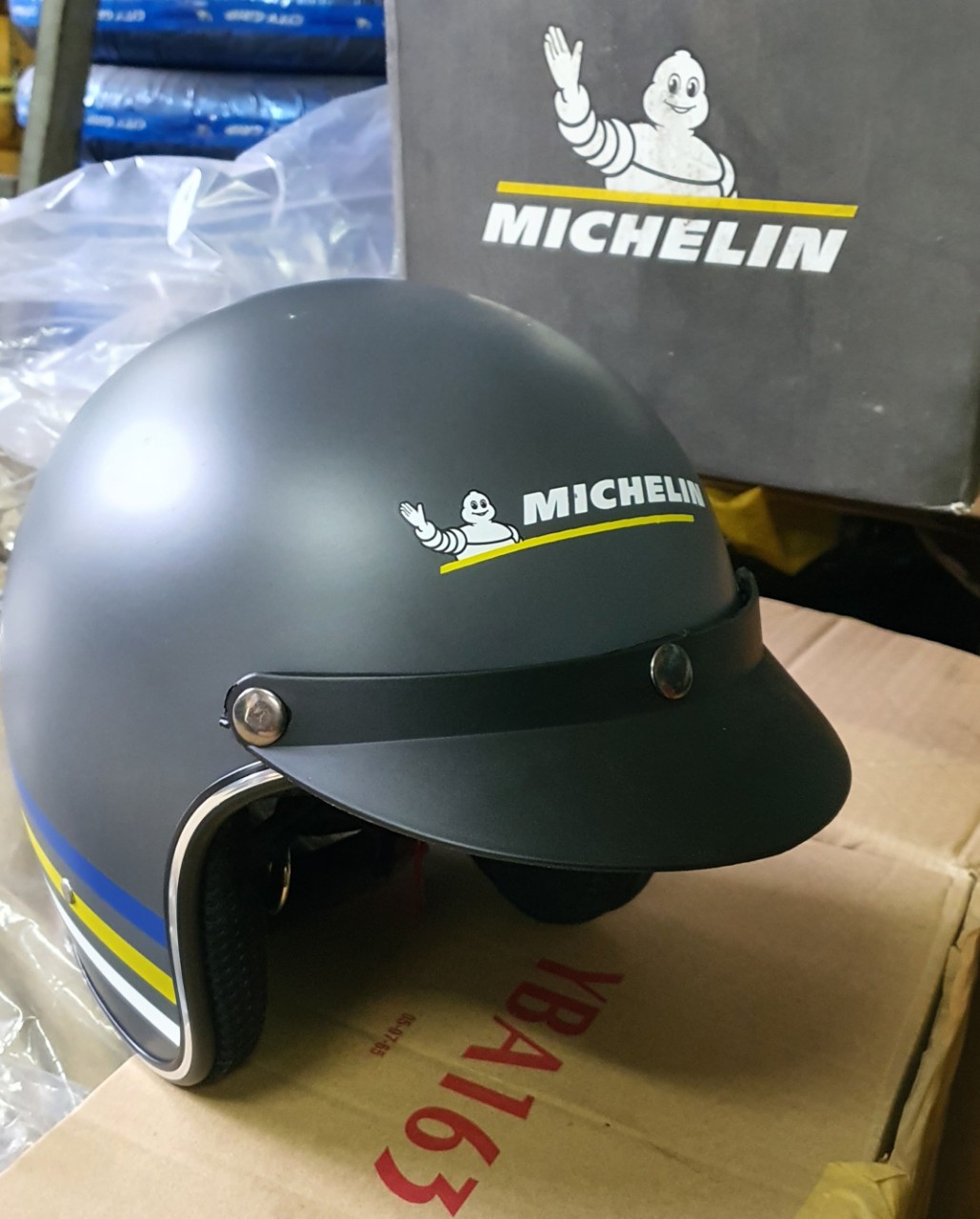 Mũ bảo hiểm 3/4 Michelin chính hãng