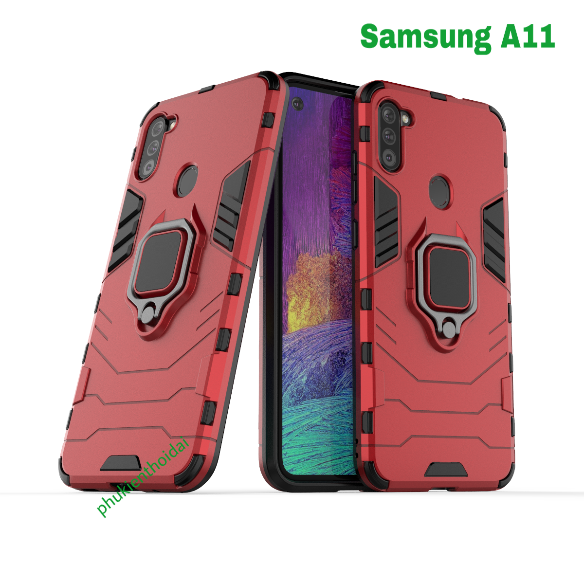 Ốp lưng Samsung Galaxy A11 chống sốc Iron Man Iring siêu bền chống va đập