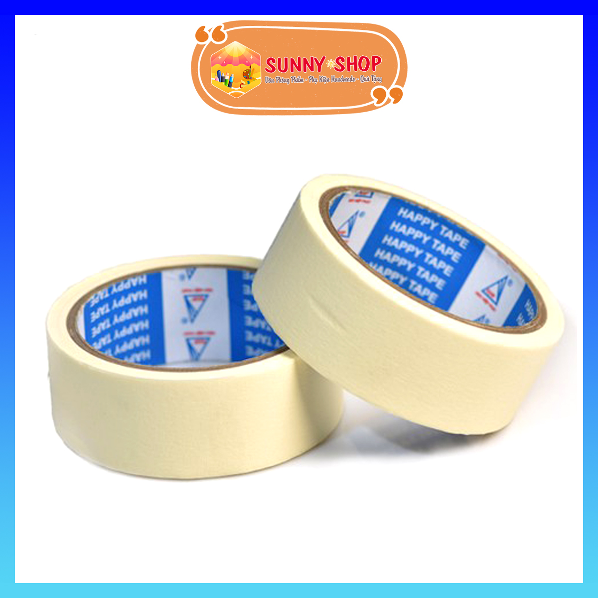 Băng keo giấy khổ 1,2cm - 2,5cm và 5cm loại dày