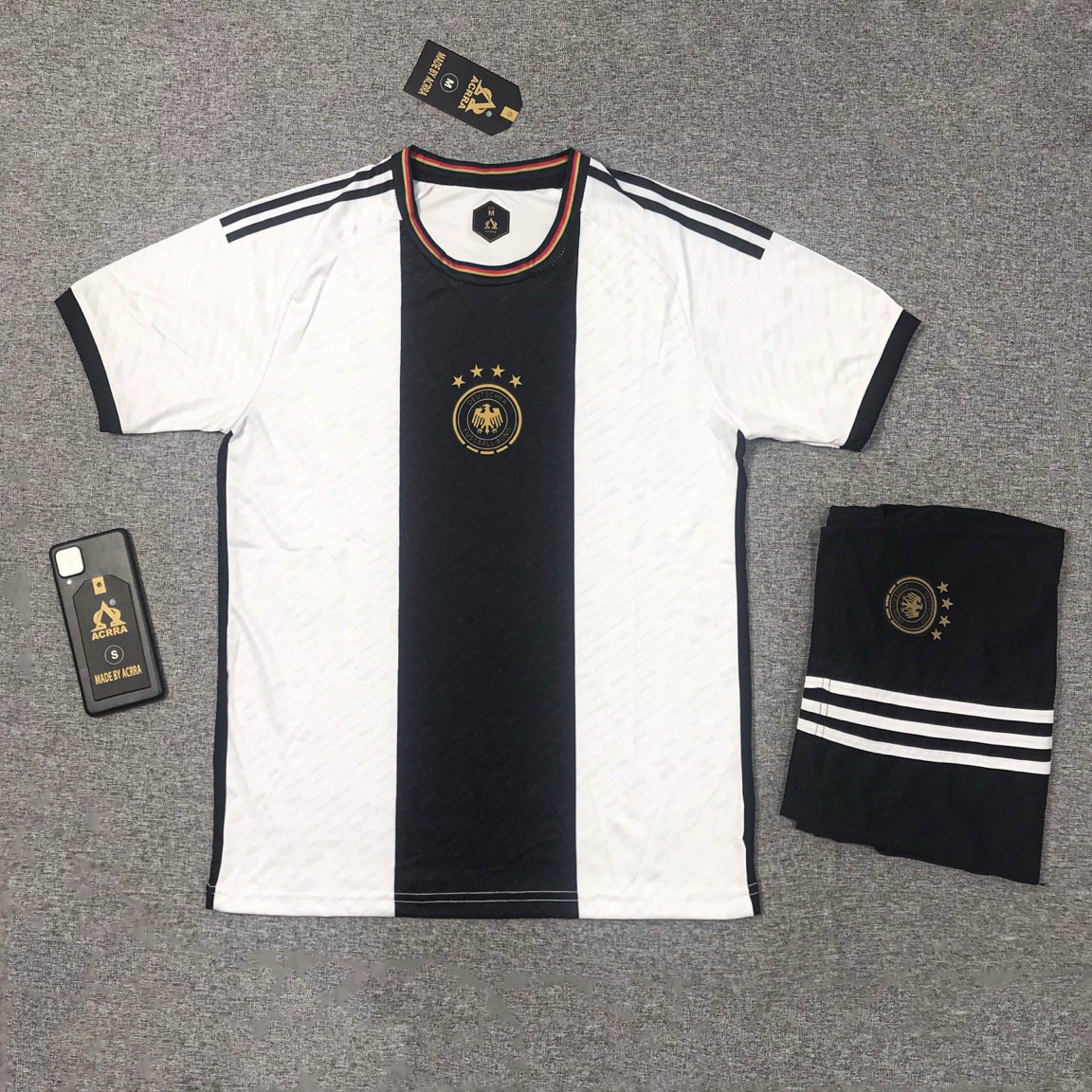 Áo Bóng Đá ĐỘI TUYỂN ĐỨC-WC 2022 - Vải THUN THÁI-Siêu Thoáng-Siêu Bền