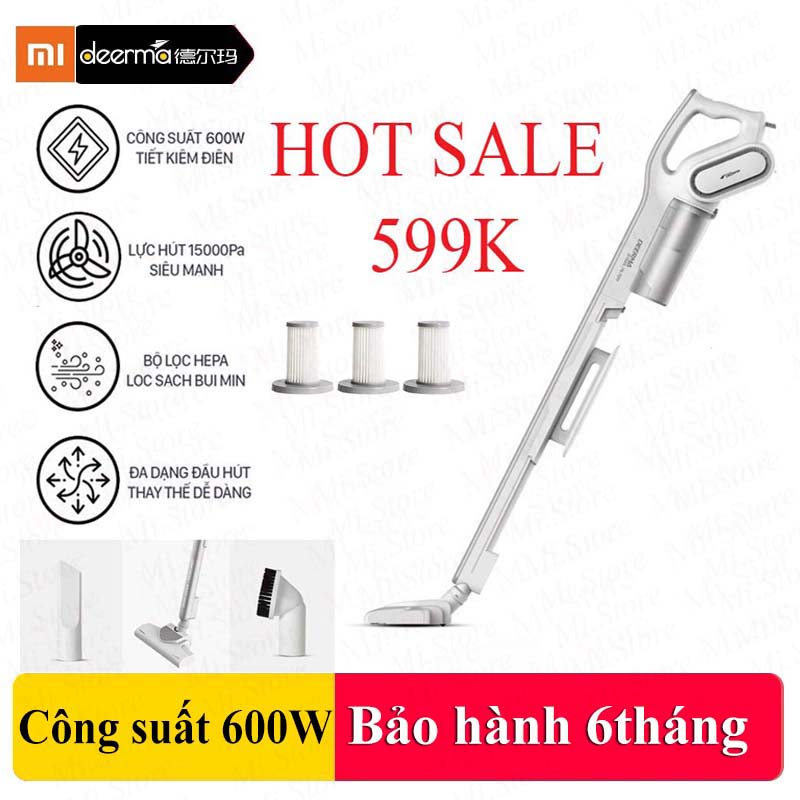 Máy hút bụi gia đình - Máy hút bụi Cầm Tay Cao Cấp 2in1 XIAOMI DE ERMA DX700