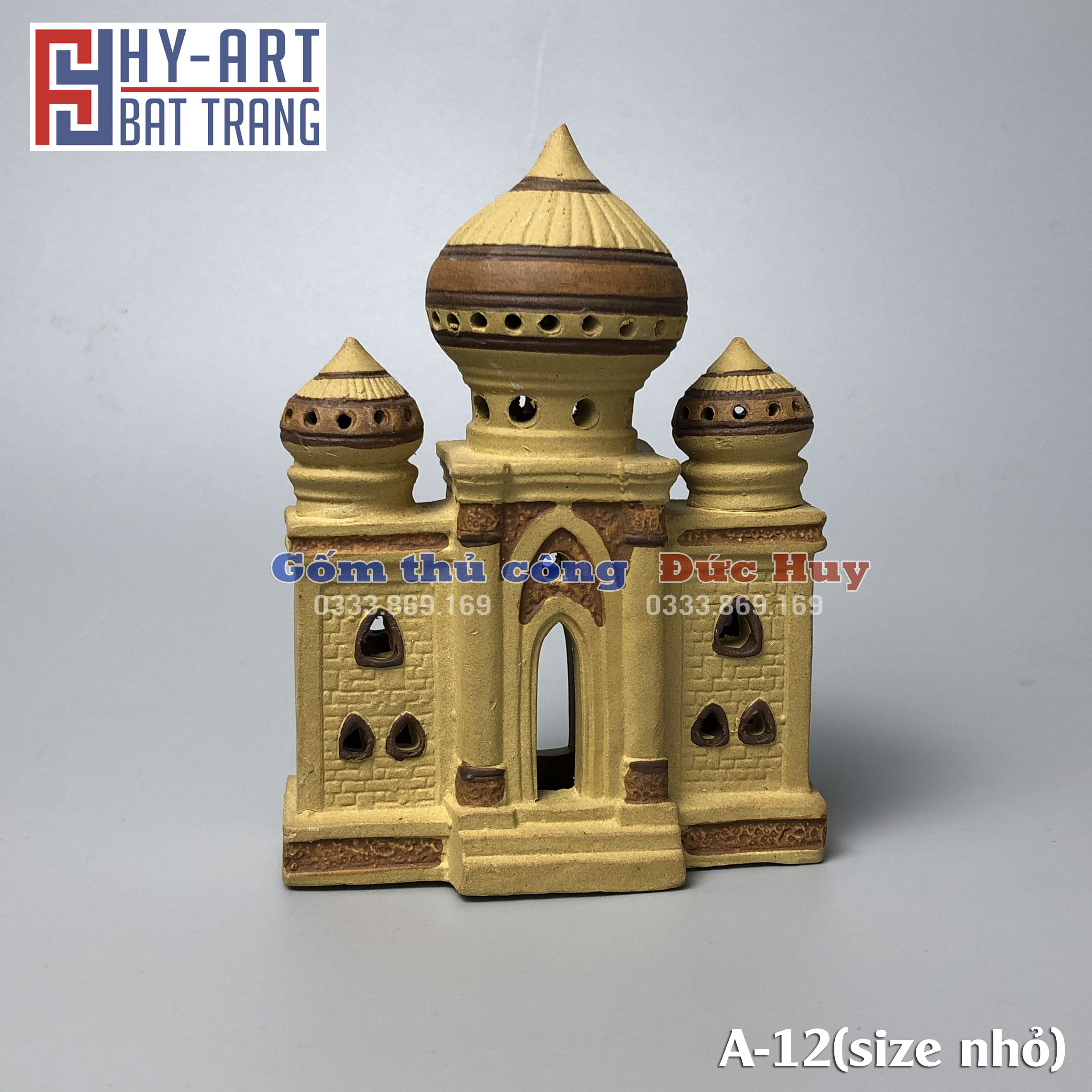 Mô hình Gốm Lâu Đài Taj Mahal - Trang Trí Bể Cá Cảnh - Hòn Non Bộ - Tiểu Cảnh
