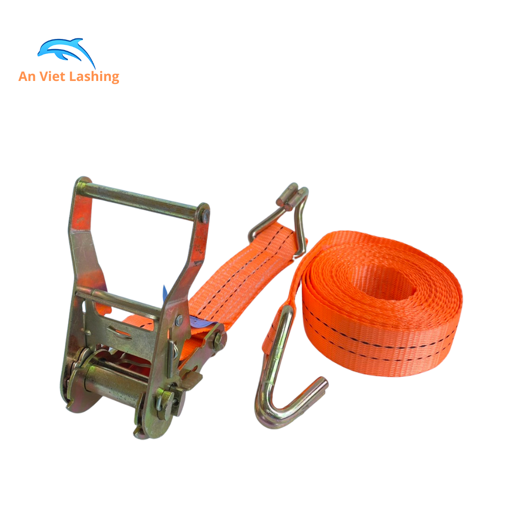 Bộ tăng đơ chằng buộc hàng bản 40mm tay sắt