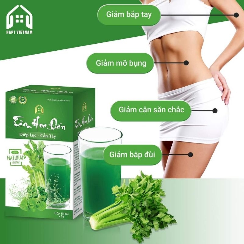 Tâm hoa đán - diệp lục cần tây