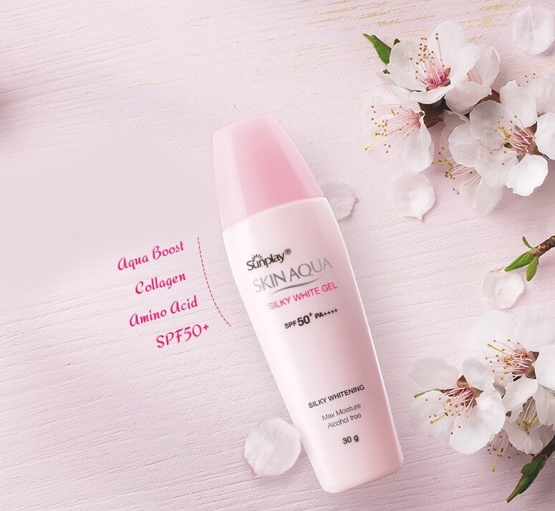 Kem Chống Nắng Sunplay Skin Aqua SPF50+, PA++++ nắp hồng