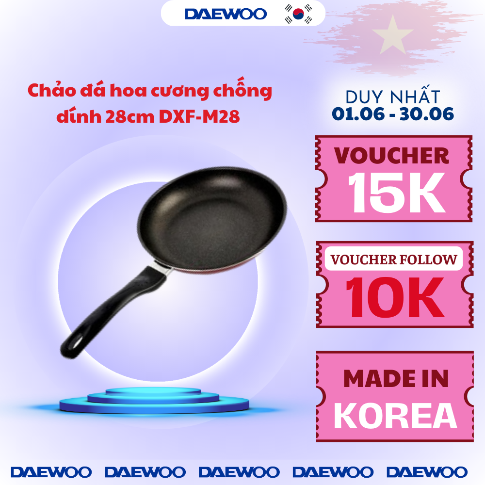Daelux Chảo đá hoa cương chống dính DXF-M28