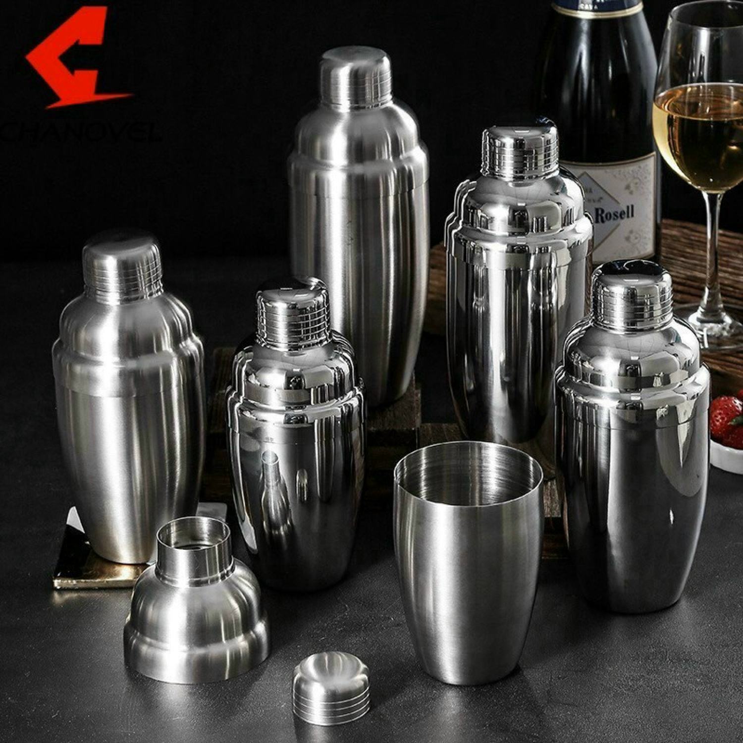 Bình Lắc Cocktail Shaker, Dụng cụ pha chế bằng inox đủ size