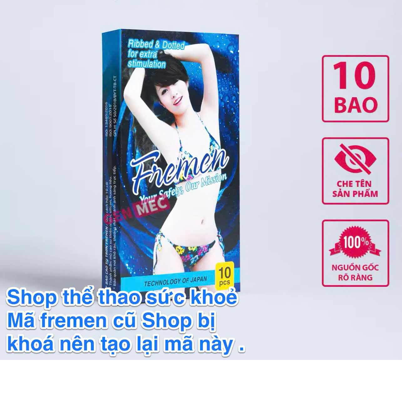 [ SIÊU TIẾT KIỆM ] Hộp 120 cái Bao Cao Su Siêu Gai( Gai chấm li ti ) Che tên sản phẩm khi giao hàng