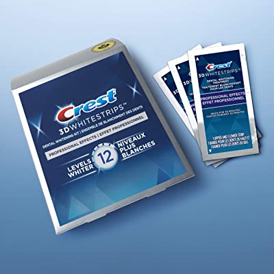 Hộp 20 cặp miếng dán trắng răng C.r.e.s.t 3D White Professional Effects của Mỹ
