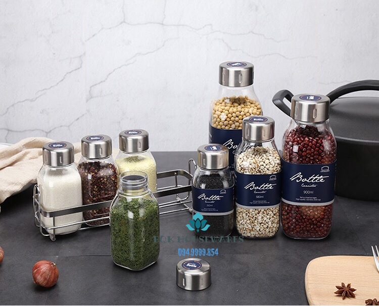 Bình đựng gia vị lock&lock canister hte552 hte550