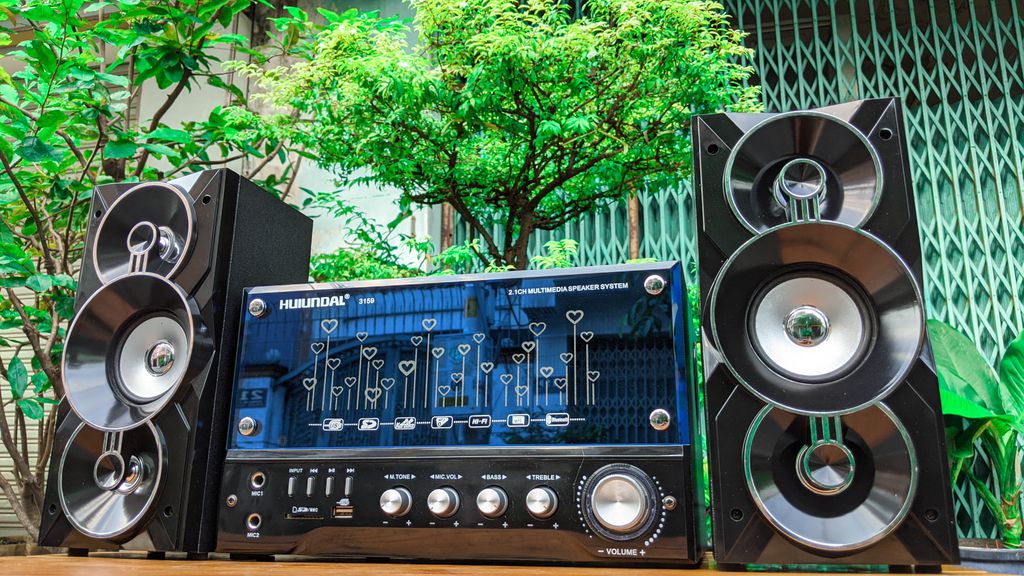 [HCM][ TỔNG XẢ HÀNG ] COMBO Loa Vi Tính Loa Công Suất Lớn Dàn Loa Cao Cấp HUYNDAI 3187 Siêu Trầm Hai treble Bass Cực Căng Sang Trọng Và Đẳng Cấp Giành Cho Gia Đình Hỗ Trợ Micro Hát Karaoke..