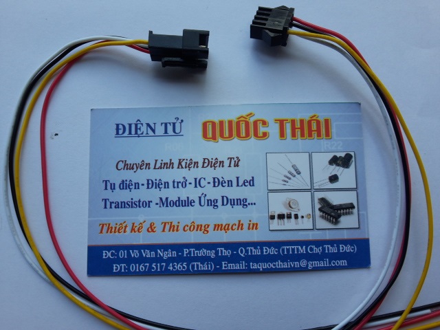 Dây nối 4 đầu đực cái