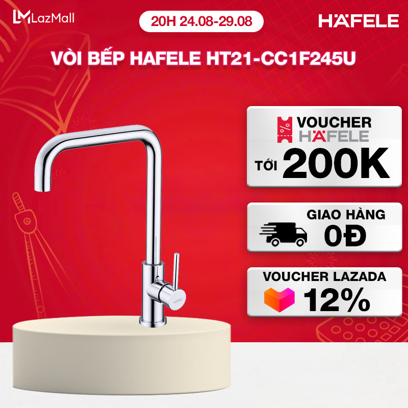 Vòi bếp hafele ht21-cc1f245u - 577.55.260