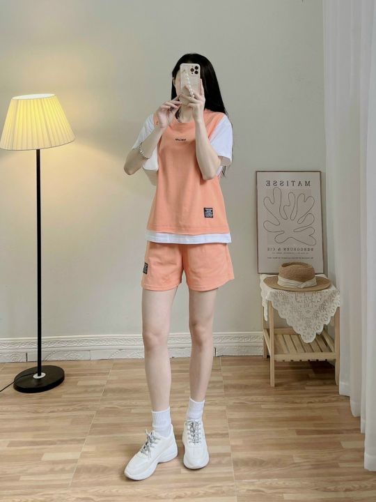 Set đồ bộ Nữ Thời Trang Nhẹ Nhàng Sieu hot cotton co giản