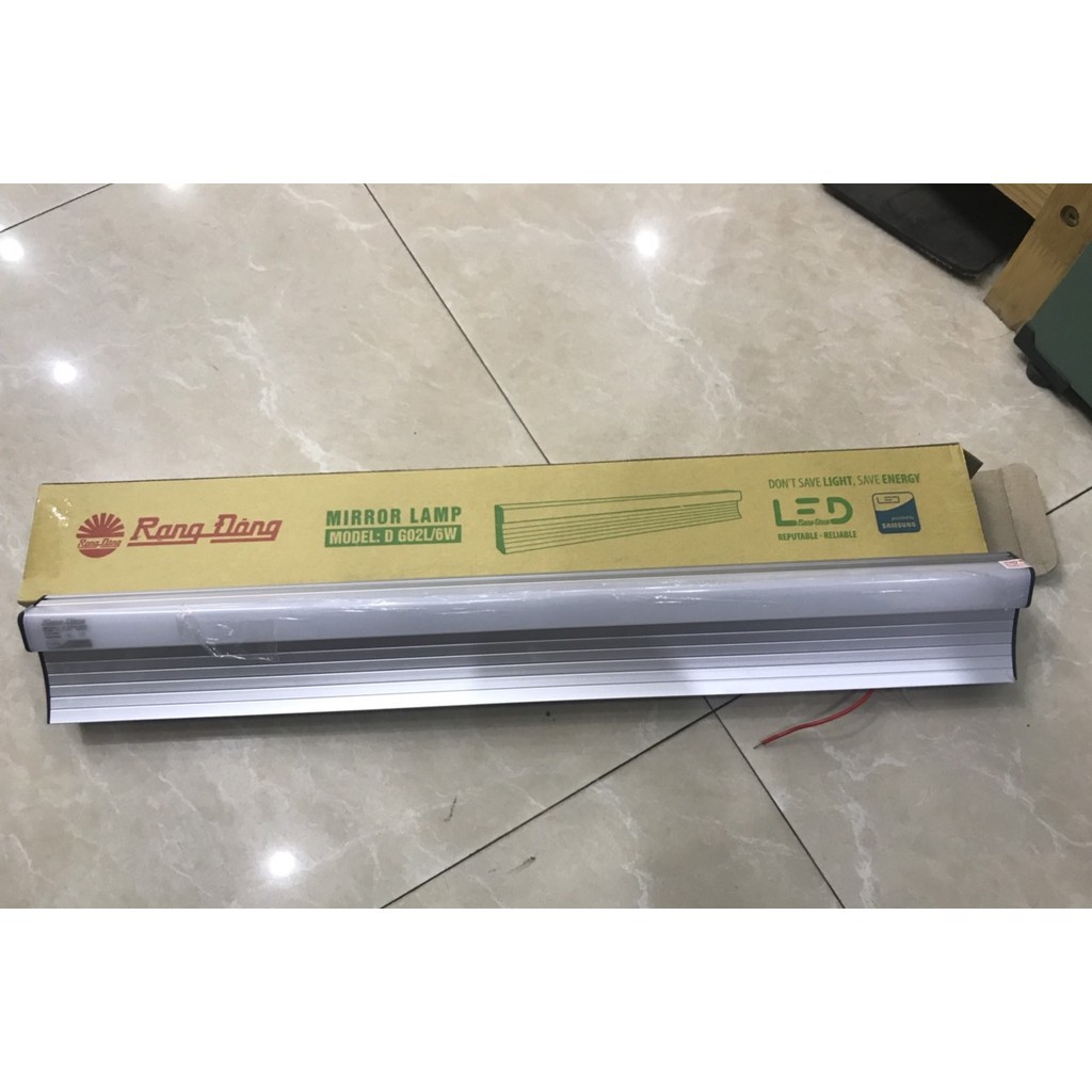 [ Cam kết hàng chính hãng] Đèn chiếu gương / soi tranh Model: D G02L/6W Rạng Đông 0,6m