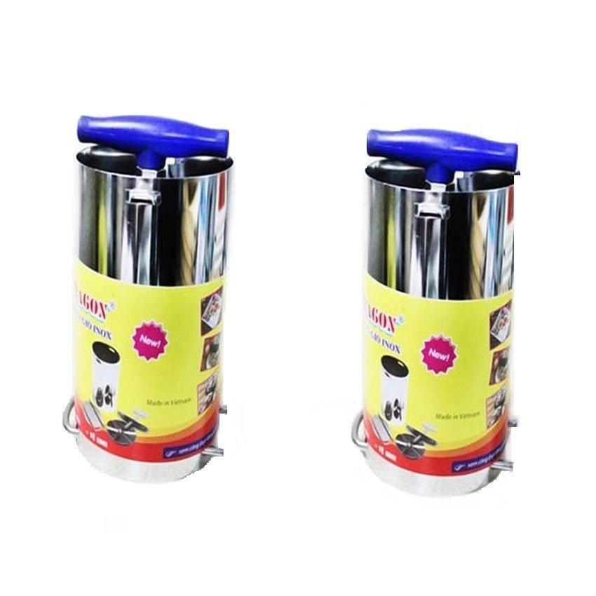 Bộ 2 khuôn làm giò chả Inox Dragon