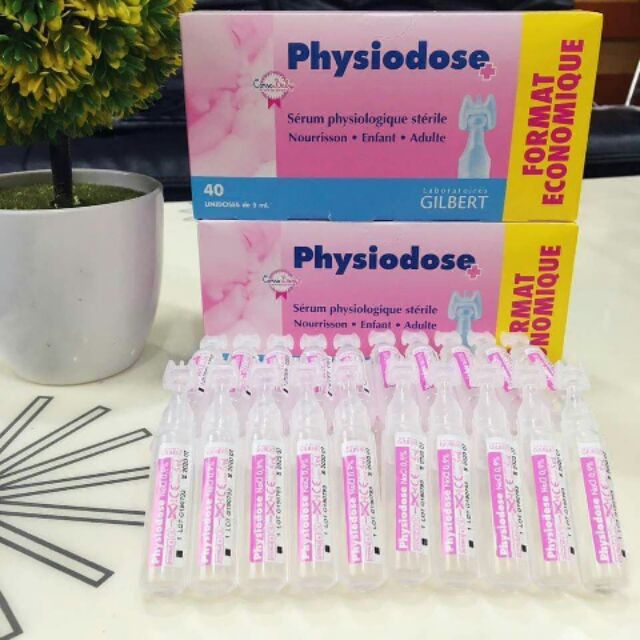 NƯỚC MUỐI SINH LÝ HỒNG PHYSIODOSE – HÀNG XÁCH TAY PHÁP