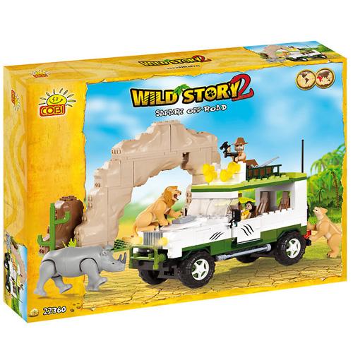 Bộ xếp hình xe địa hình safari cobi - 22360