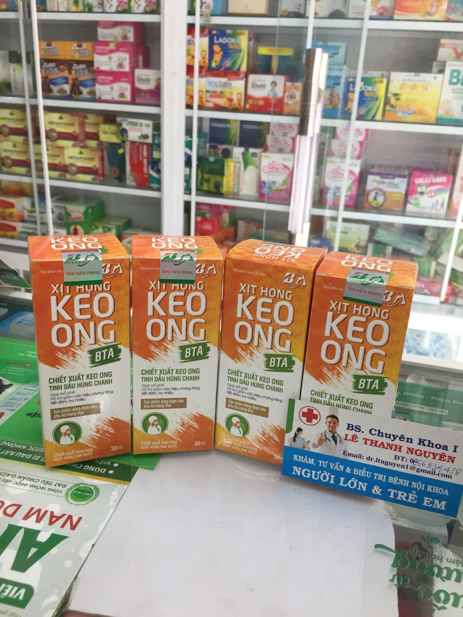 ✅Xịt họng Keo ong BTA-bảo vệ hô hấp bé