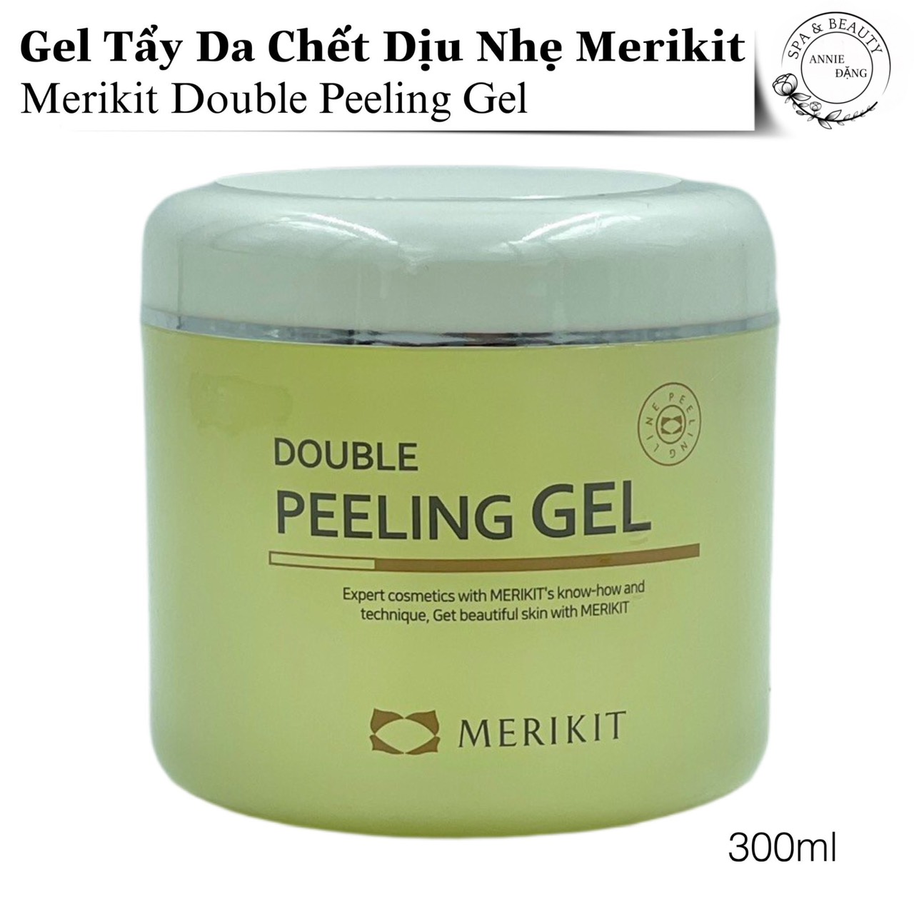 Gel tẩy da chết dịu nhẹ merikit double peeling gel 300ml