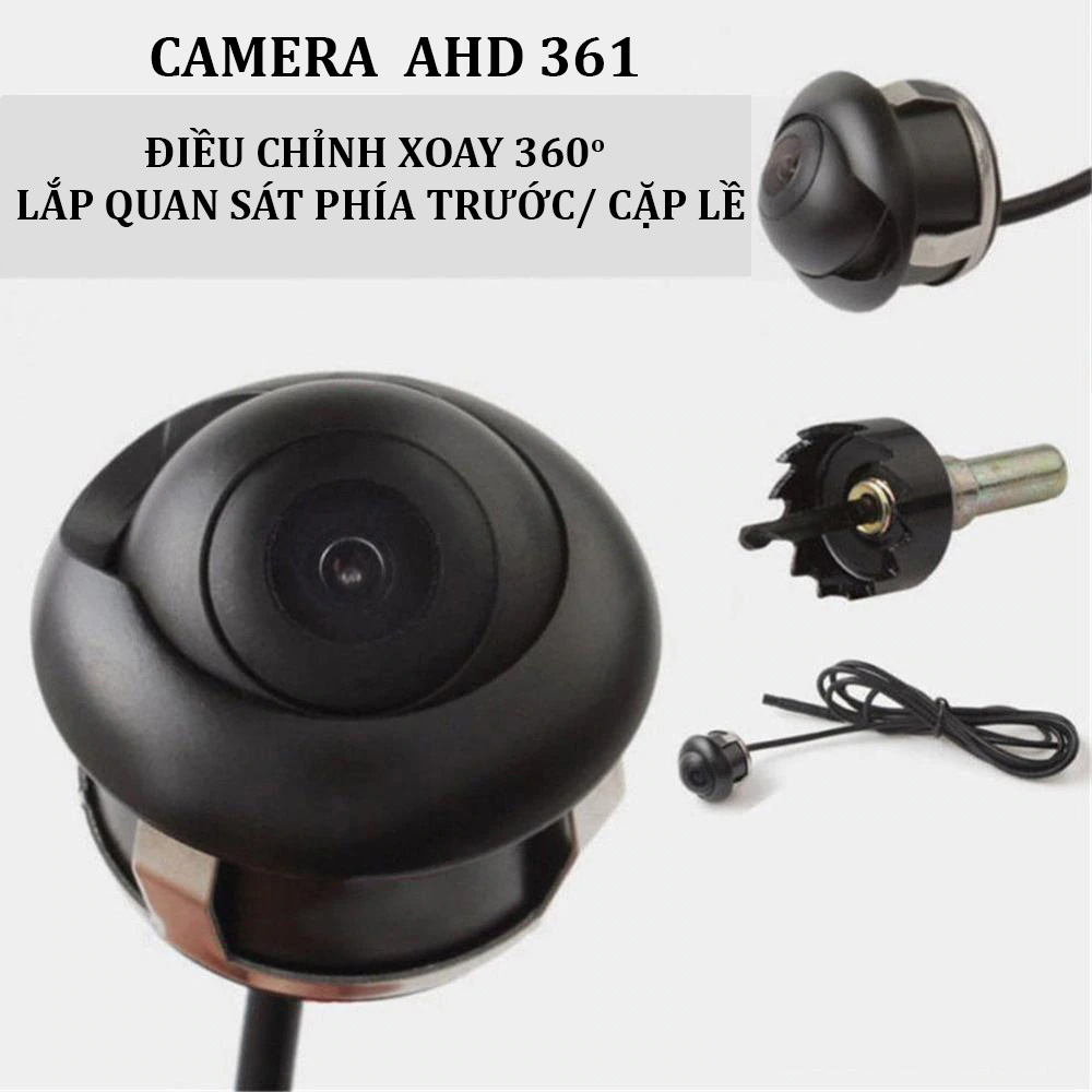Camera cặp lề ô tô ahd xoay 360 độ 361