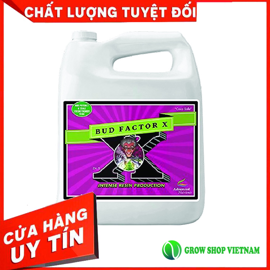 Phân bón Advanced Nutrients bud factor X kích nhựa và mùi cho hoa