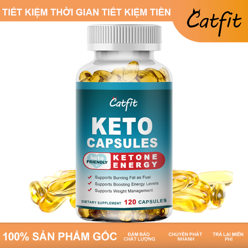 Catfit organic keto capsules to support energy, improve immune system