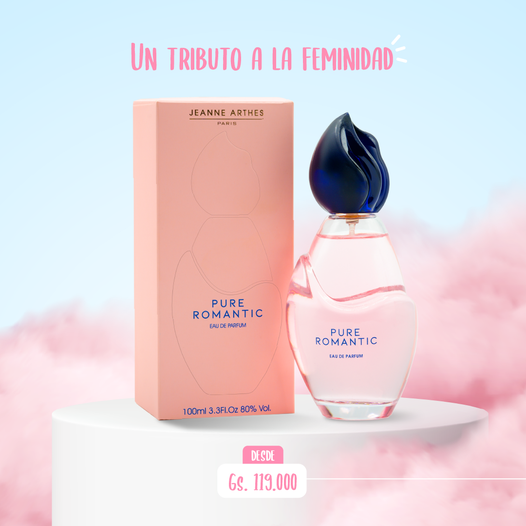 Nước hoa pháp jeanne arthes paris - pure romantic edp 100ml