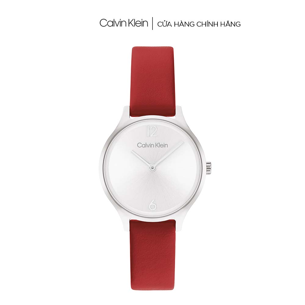15.9 x DISCOUNT 25% x Đồng hồ Calvin Klein Nữ dây Da SS22