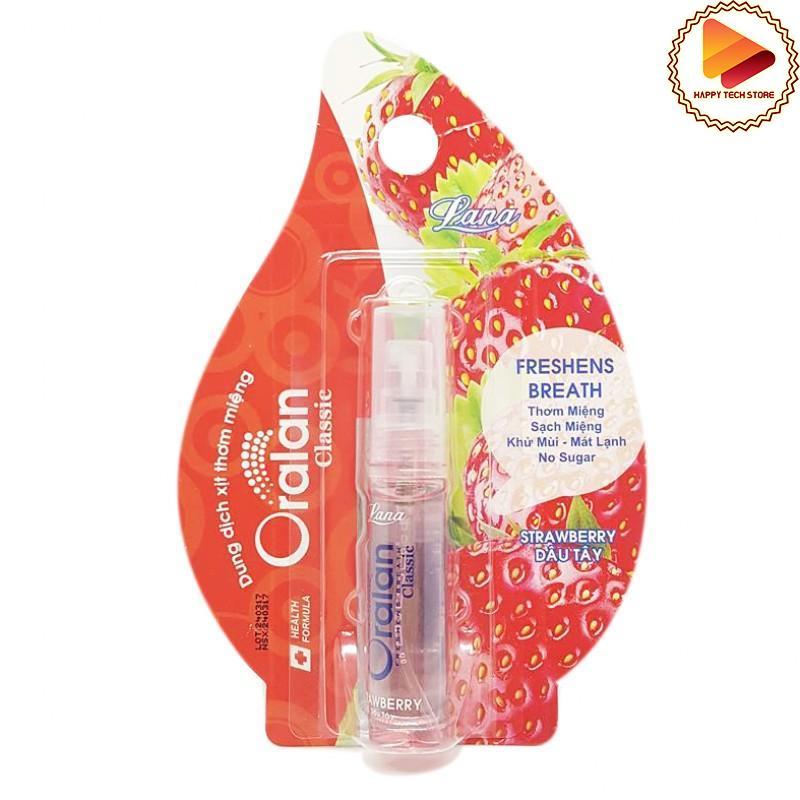 Xịt thơm miệng lana - dâu tây