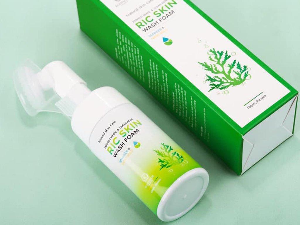 Sữa rửa mặt ric skin loại bỏ nám, mun ,tàn nhan, dưỡng trắng da