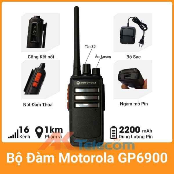 Bộ đàm Motorola GP-6900 UHF-8W