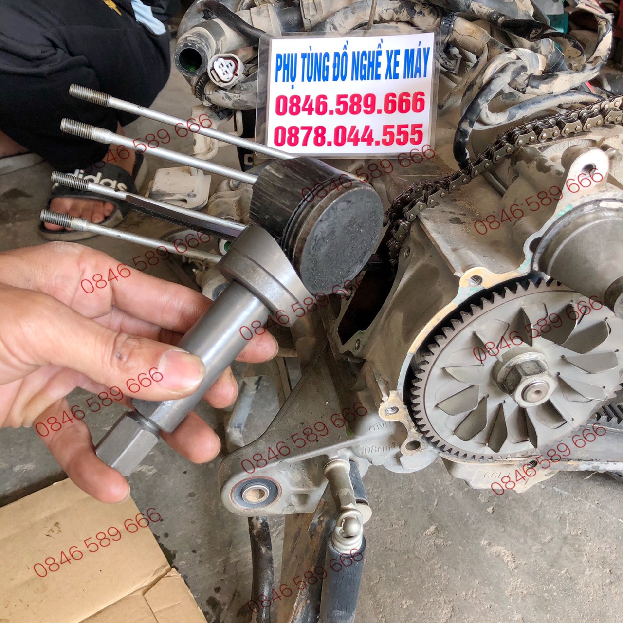 Vam  Cảo Tháo Ắc  Piston  Xe Máy