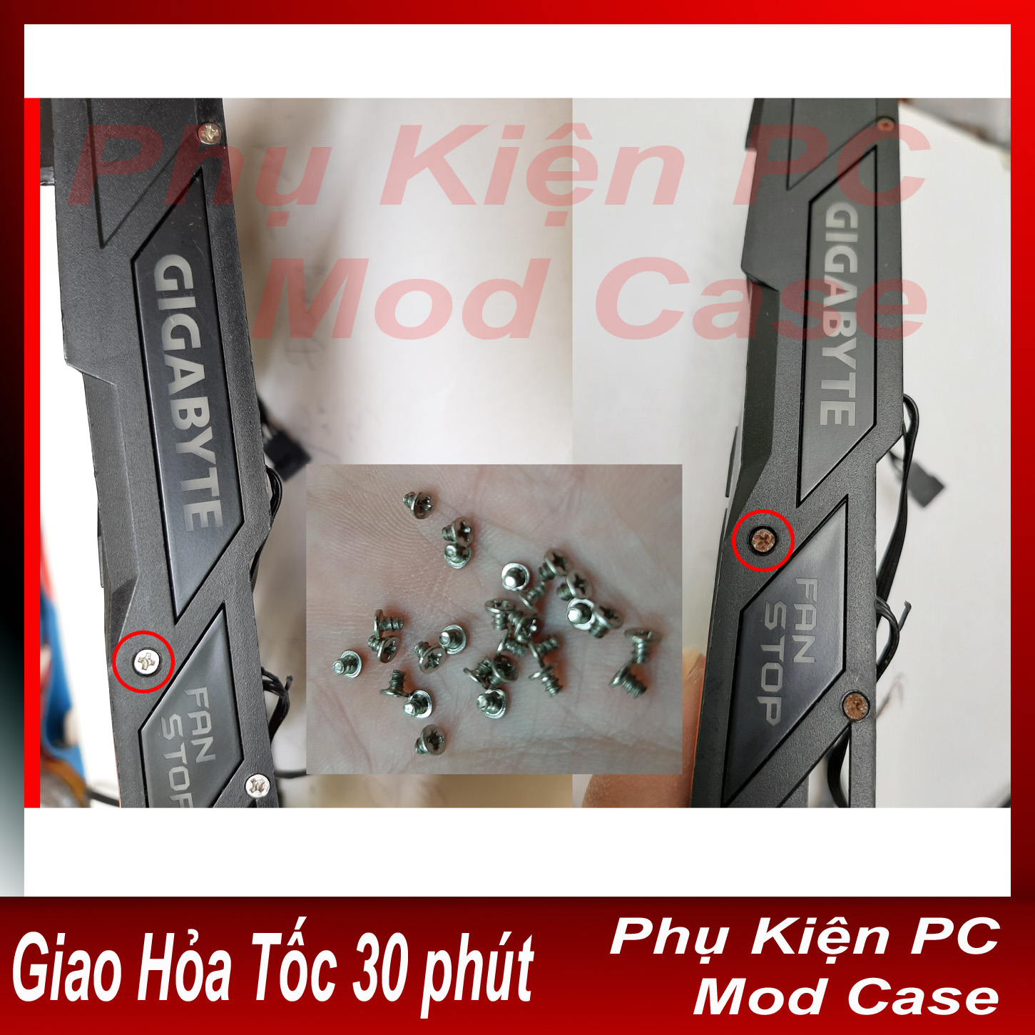 Ốc bắt hông vga đầu nhỏ