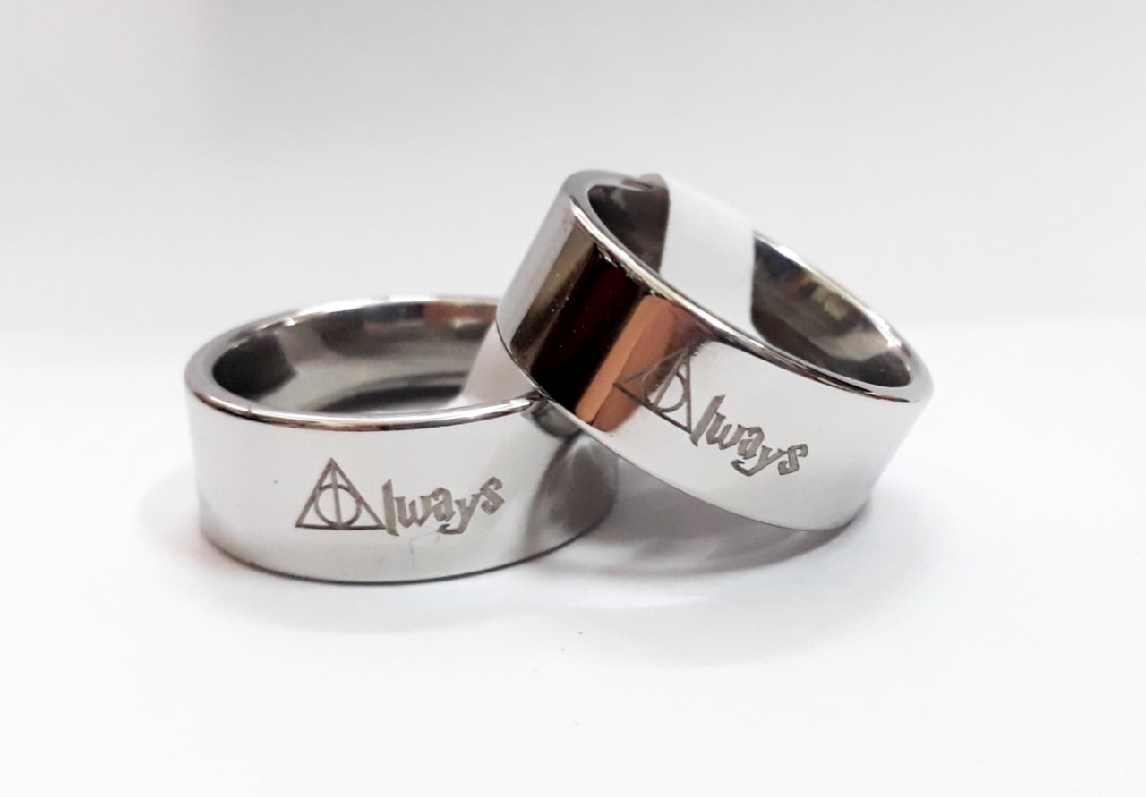 Nhẫn thép titan Harry Potter