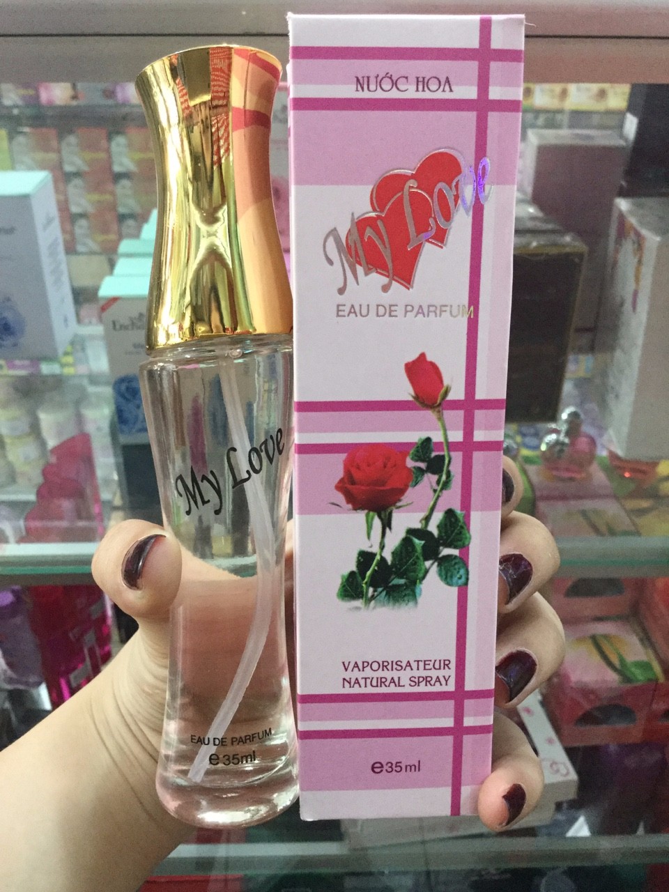 Nước hoa mylove 35ml hồng - 201