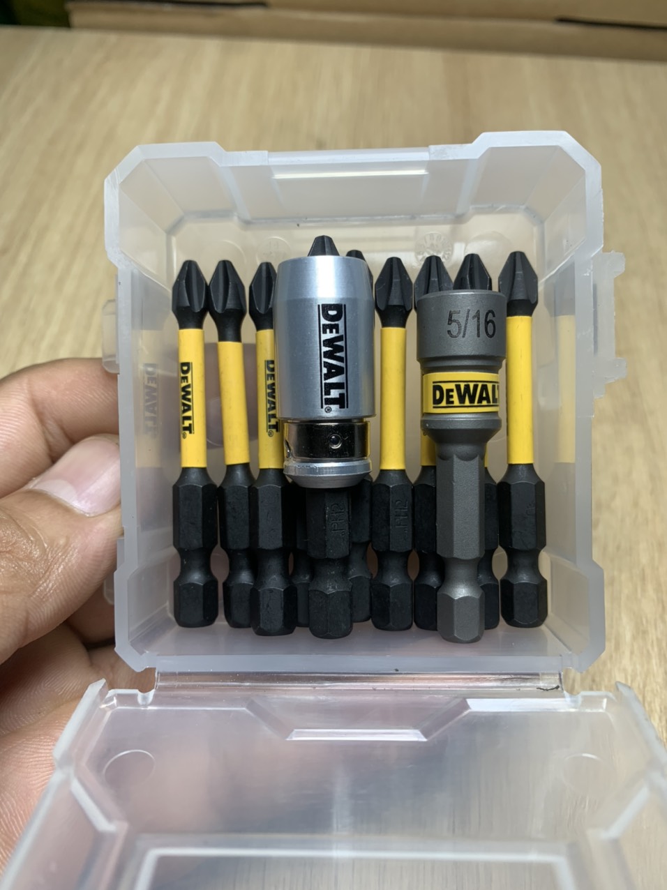 Mũi bắn vít chuyên thợ thạch cao hộp 10 PH2 - đầu bắn tôn - nam châm trợ từ