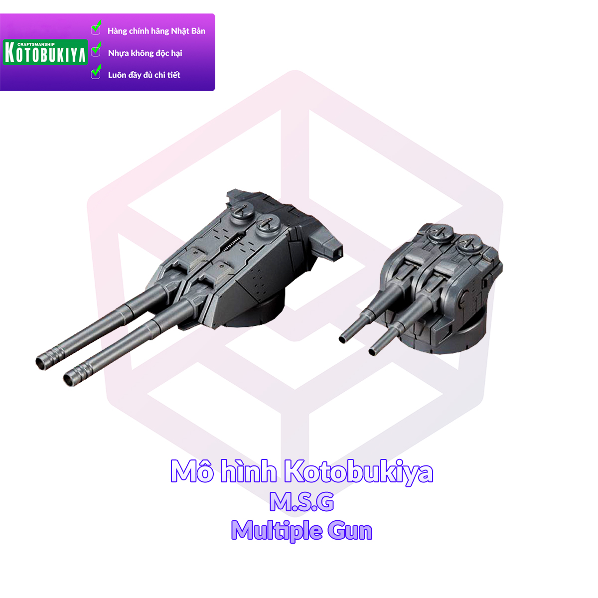 Mô hình kotobukiya m.s.g mw39 multiple gum weapon unit