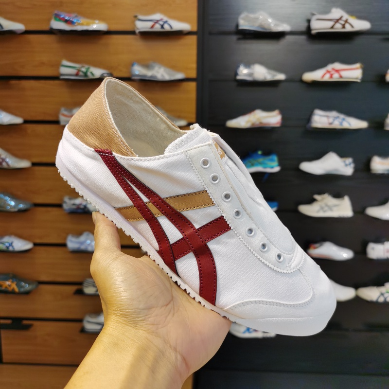 New Onitsuka Tiger shoes MEXICO 66 first layer calfskin shoes for men and  women universal sports tigers shoes tennis shoes trotting shoes 