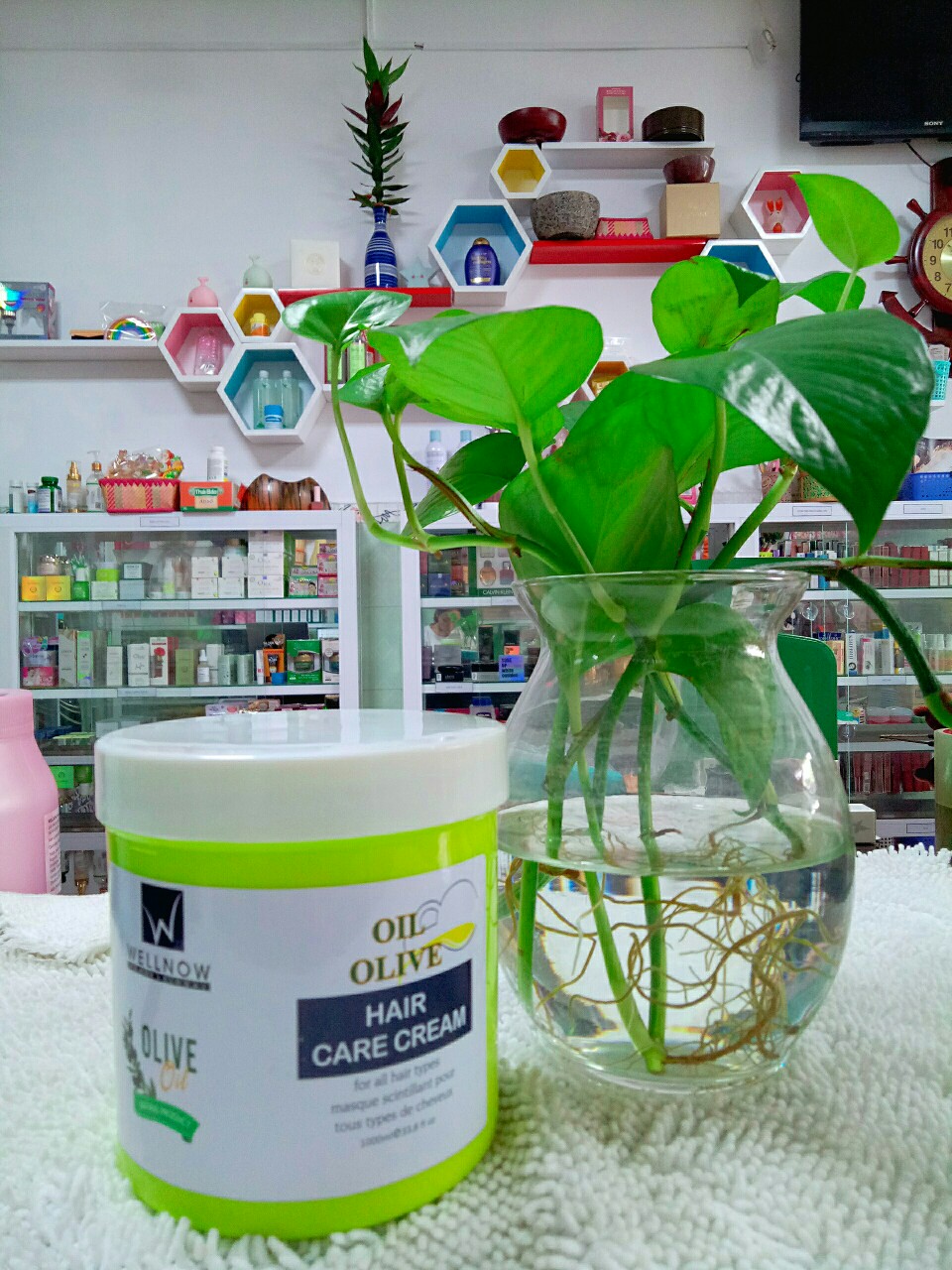 Hấp Dầu Olive Wellnow Suôn Mềm Bóng Mượt