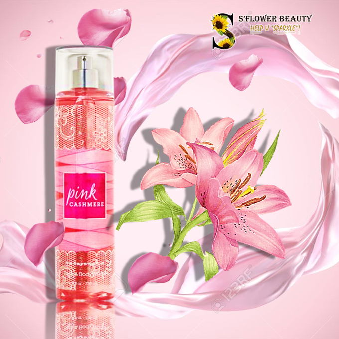 🌸 PINK CASHMERE | Xịt Thơm Nước Hoa Lưu Hương Toàn Thân Bath & Body Work Fine Fragrance Mist (236ml)