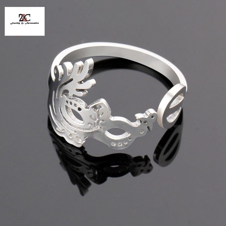 [HCM]Nhẫn Nữ Titan Cao Cấp Mặt Nạ Siêu Đẹp Free Size